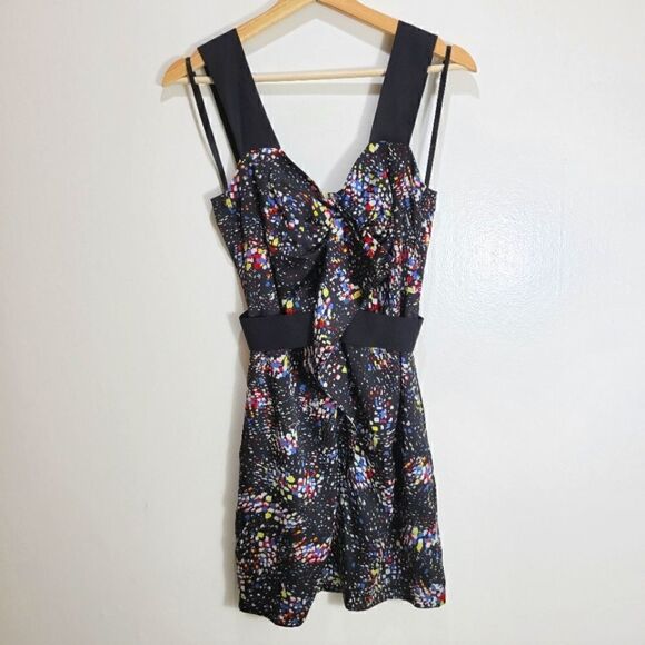 NWOT BCBGeneration Silky Abstract Dress - Picture 1 of 16
